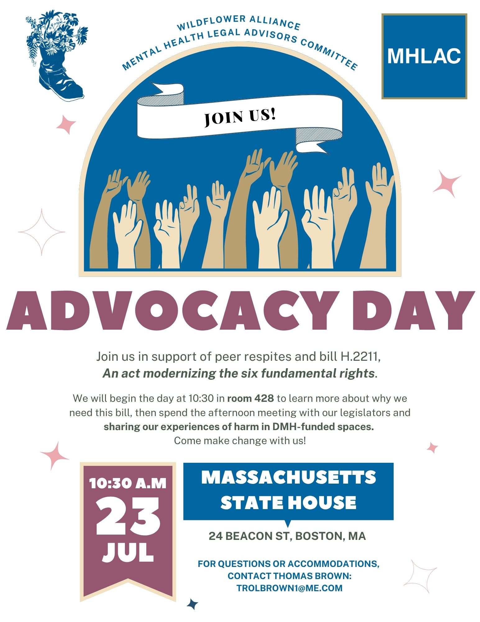 Advocacy Day | Join us at the Statehouse to Advocate for Bill H.2211 ...